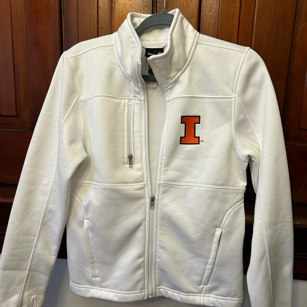White Illini jacket
